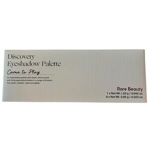 Rare Beauty Discovery Eyeshadow Palette Came To Play Neutral Shimmer Matte Set